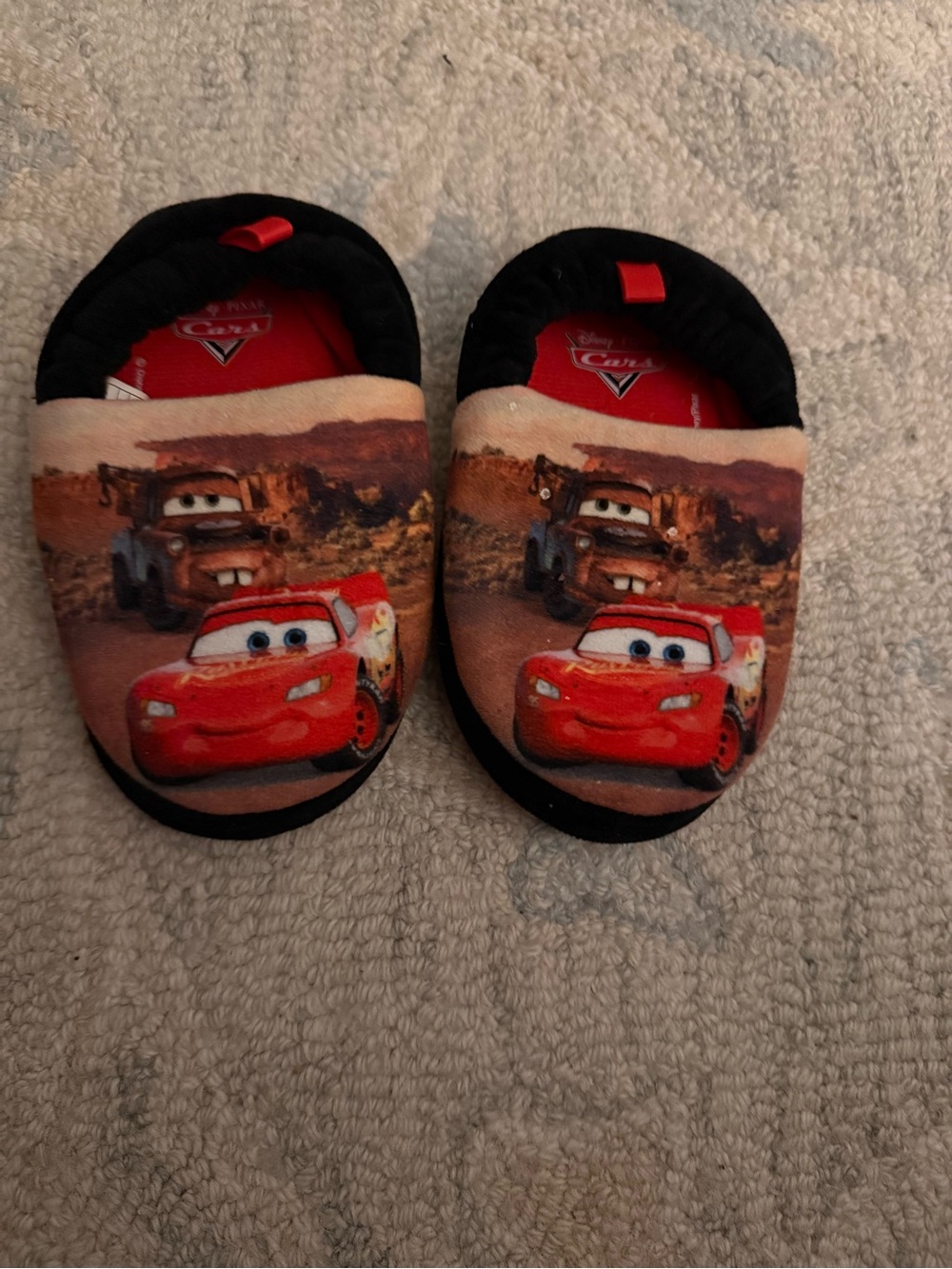 Disney Pixar Cars Kids Slippers Toddler 7-8